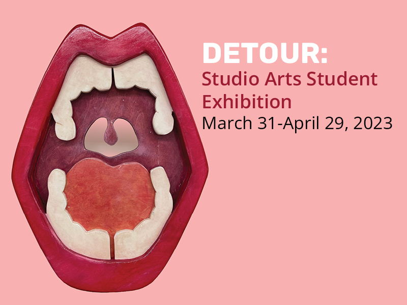 Promotional Poster for Detour Student Exhibition