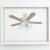 Ceiling Fan #01, screenprint on paper with joint compound and polystyrene, 20 in. x 15 in.